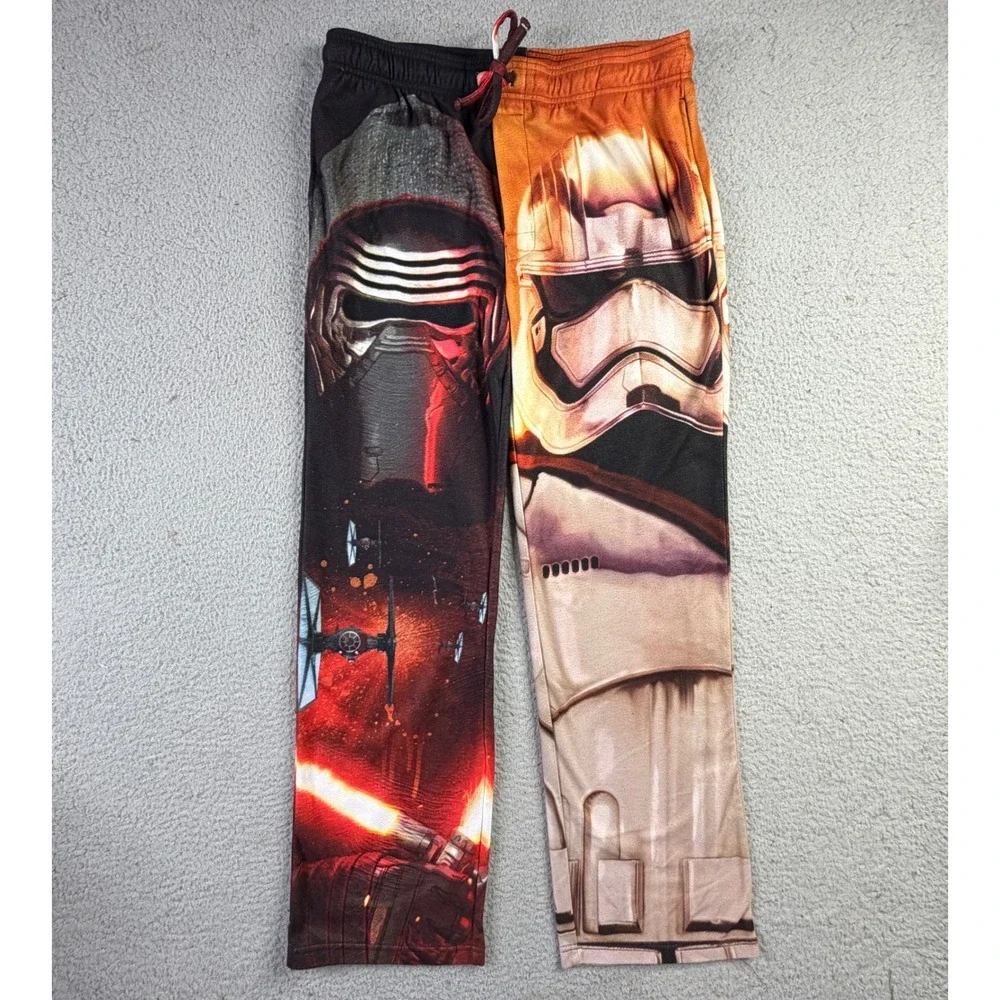 Star Wars Kylo Ren Stormtrooper Fleece Pajama Pants Mens Large